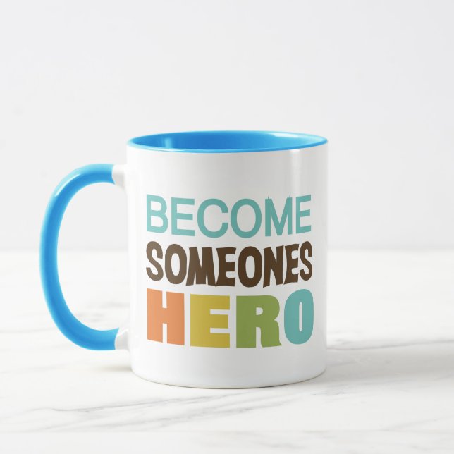 Mug Devenez un héros de Someones (Gauche)