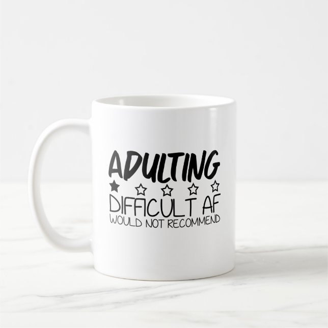 Mug Devenir Adulte Difficile AF (Gauche)