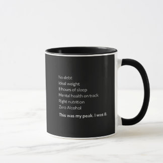 Mug Devenir Adulte Drôle Vieillir Humour