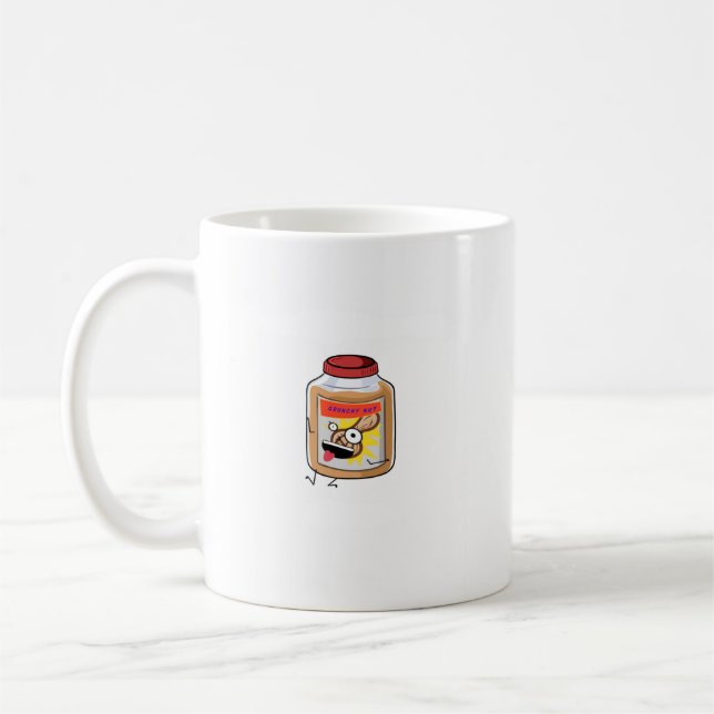 Mug Devenir fou, thème beurre de cacahuète (Gauche)
