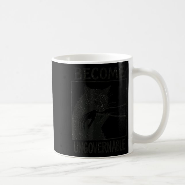 Mug Devenir ingouvernable Chat Noir Mâle de morsage ma (Droite)