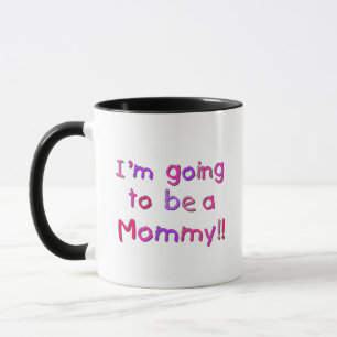 Mug Devenir maman - rose et violet