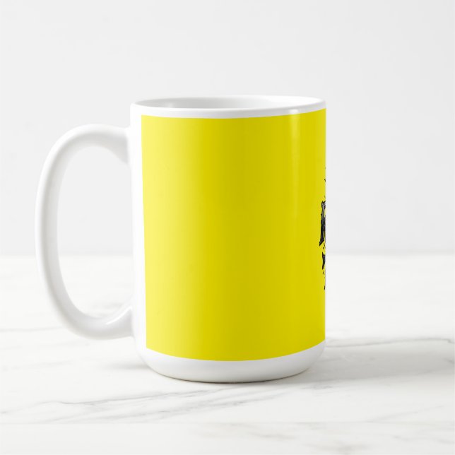 Mug Devenir riche ou mourir en essayant — Typographie  (Gauche)