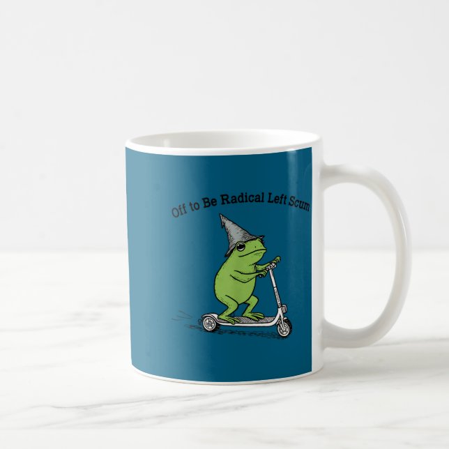 Mug Devenir un déchet radical de gauche mignon mème de (Droite)