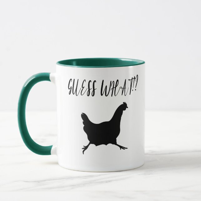Mug Devinez Quoi ? Beurre de poulet, Odeur de poulet (Gauche)