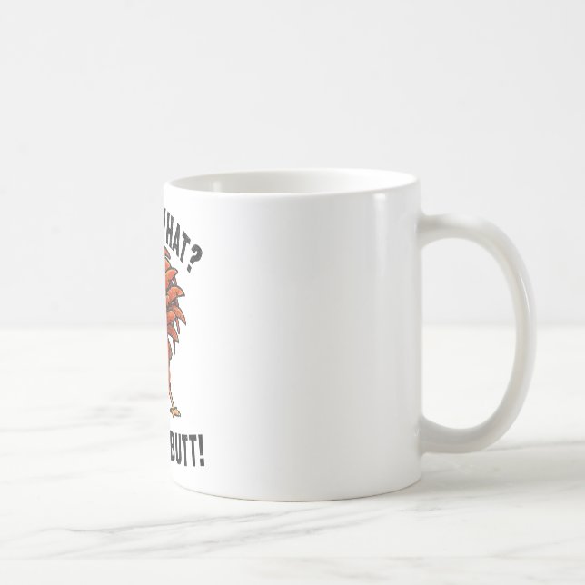 Mug Devinez quoi Cul de poulet Drôle de coq  (Droite)