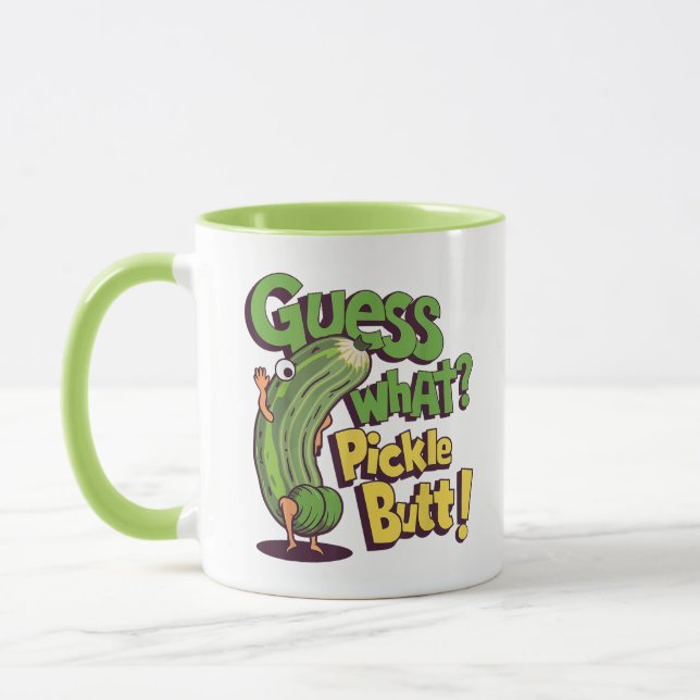 Mug Devinez quoi_ Fessier de cornichon ! Drôle de conc (Gauche)