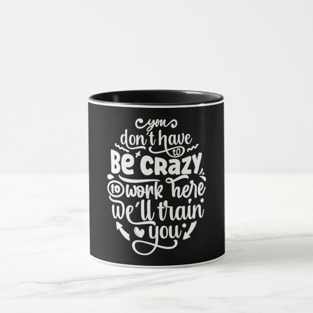 Mug Devis de bureau amusant (Centre)