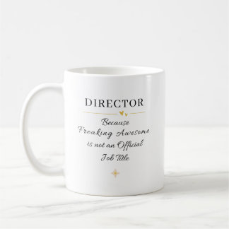 Mug Devis de bureau de directeur
