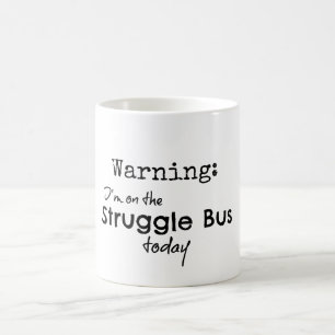 Mug Devis de bus de lutte amusante