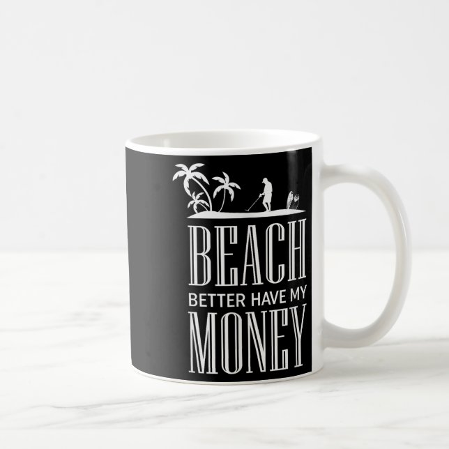 Mug Devis de détection de métal amusant - Graphique de (Droite)