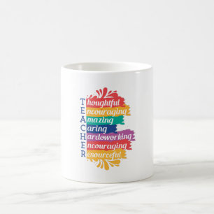 MUG DEVIS DE L'ENSEIGNANT RAINBOW