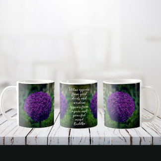 Mug Devis de motivation parfait violet Allium Allium