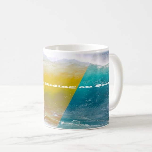 Mug Devis de Surf amusant (Devant droit)