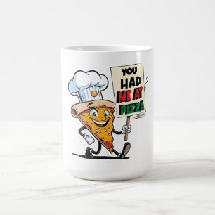 Mug Devis de tranche de pizza amusante