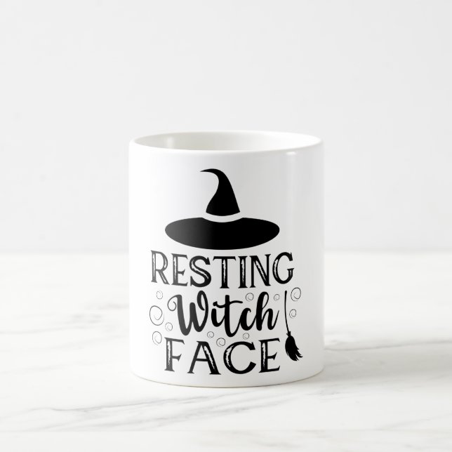 Mug Devis d'Halloween amusant pour la sorcière de repo (Centre)