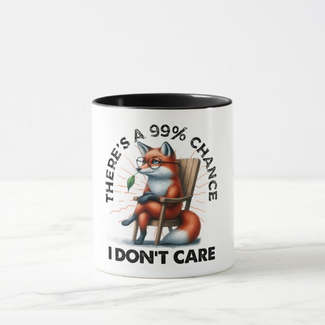 Mug Devis drôle Fox (Centre)
