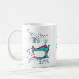 Mug Devis du plan d'égout de retraite amusant