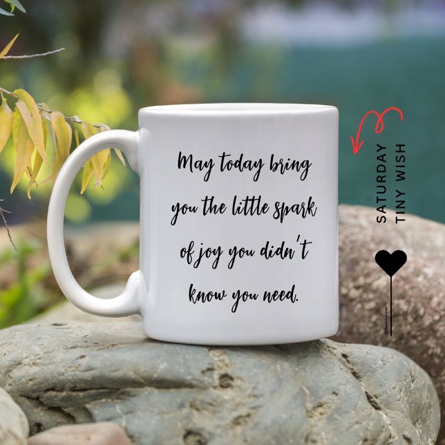 Mug Devis motivationnel personnalisé (Personalized Motivational Quote Coffee Mug)