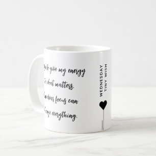 Mug Devis motivationnel personnalisé mercredi