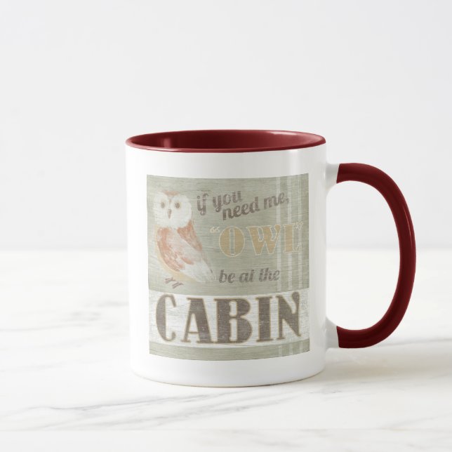 Mug Devis | Owl Be Au Cabine (Droite)