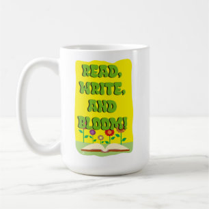 Mug Devise de ver lu écrire Bloom Bibliophile