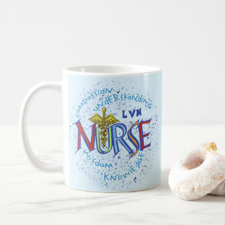 Mug Devise d'infirmière LVN