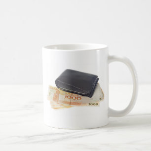 Mug Devise et portefeuille de Hong Kong
