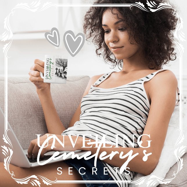 Mug Dévoiler les secrets du cimetière (Unveiling the Cemetery's Secrets cover from The Beekeeper Store)