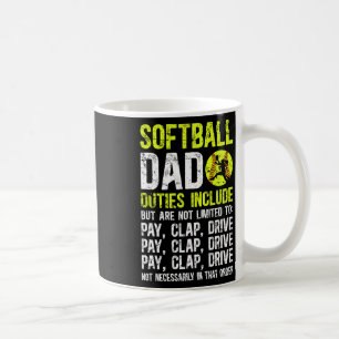 Mug Devoirs de papa doux Papa d'un joueur doux Papa
