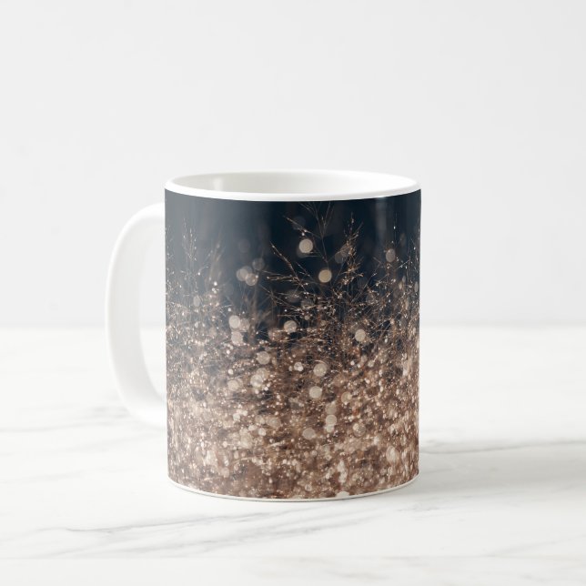 Mug Dew scintillant baisse dans les tons de la Terre (Devant gauche)