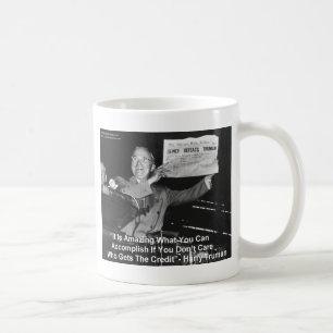 Mug Dewey Beats Truman Funny Cadeaux Boutons Tee - shi