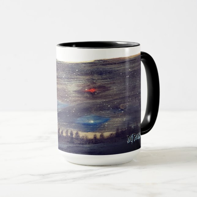 Mug DG Paintings Forêt Cosmique  (Devant droit)
