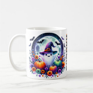 Mug d'Halloween avec un joli fantôme