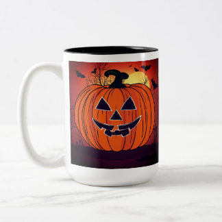 Mug d'Halloween Citrouille vibrante
