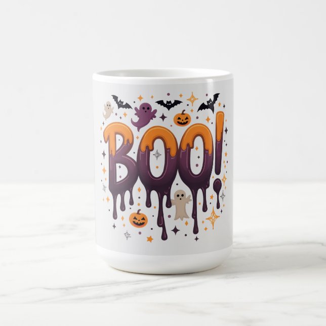 Mug d'Halloween éffrayant - Conception sympa et am (Centre)