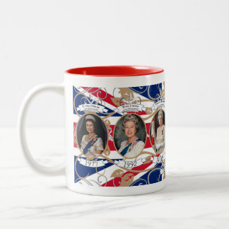 Mug d'hommage au jubilé royal - Reine Elizabeth II