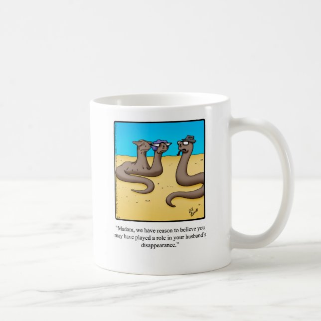 Mug d'Humour de serpent drôle (Droite)