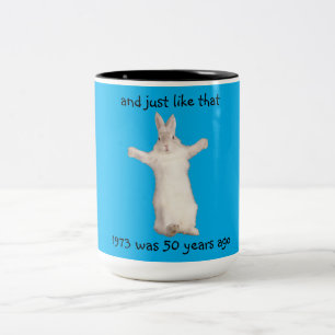 Mug d'Humour lapin des années 1970
