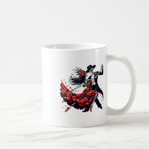 Mug Dia De Los Muertos Skeletons Dansons Fête Mexicain