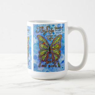 Mug Diabète Arc-en-ciel Sensibilisation aux papillons