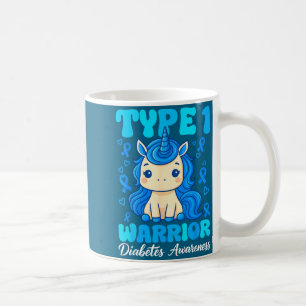 Mug Diabète de type 1 Licorne Guerrier Mignons Garçons