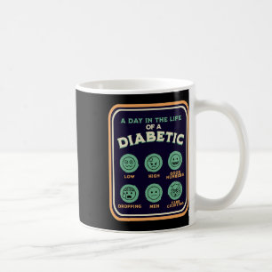 Mug Diabète de type un au quotidien en tant que diabét