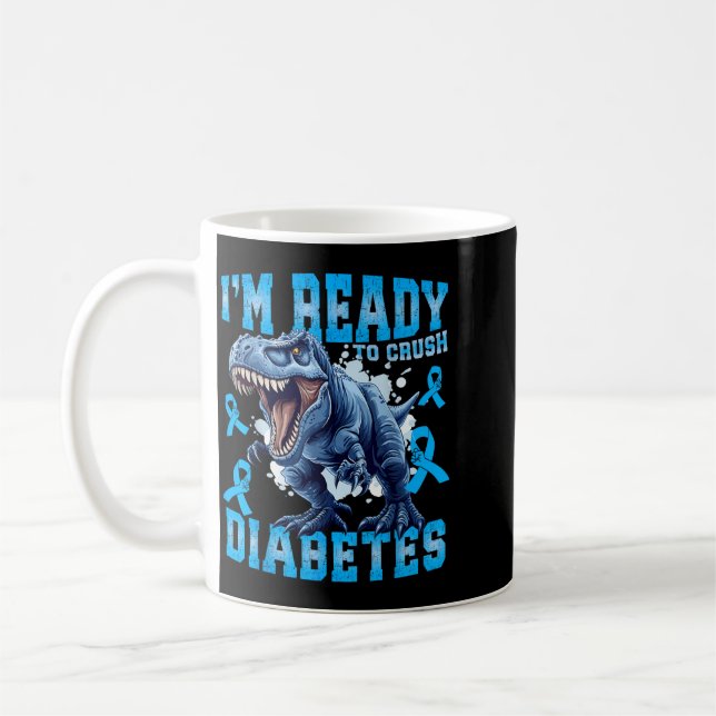 Mug Diabète Sensibilisation Diabétique Trex (Gauche)