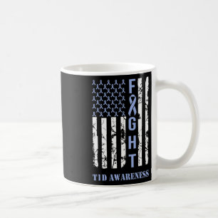 Mug Diabète T1d Mois de sensibilisation drapeau bleu R