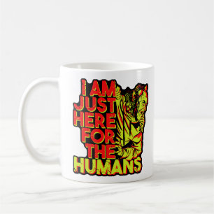 Mug Diable Effrayant Halloween est là pour les Humains