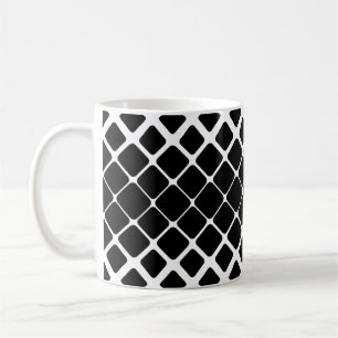 Mug diagonale arrondie du carré motif
