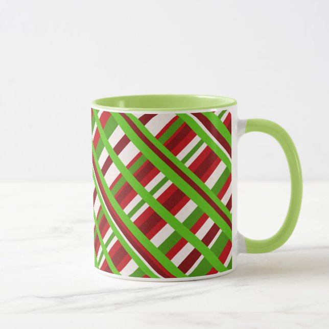 Mug Diagonale de Noël (Droite)