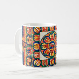Mug Diagramme cosmique Mandala pour la méditation