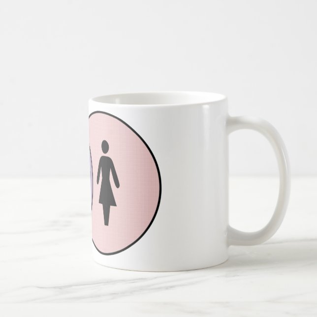 Mug Diagramme de Venn Garçon + Fille (Droite)